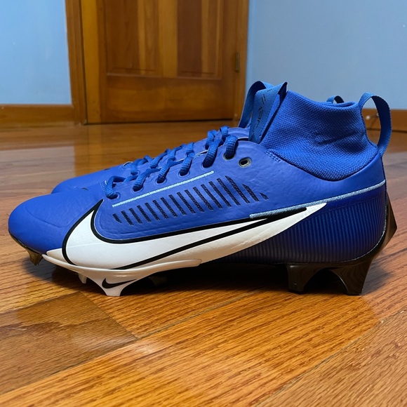 Nike Vapor Edge Pro 360 2 Royal Blue Black DA5456-414 Men’s Size 11.5 Cleats - Picture 2 of 11